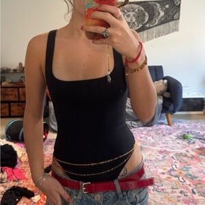 Aritzia Babaton Black Bodysuit